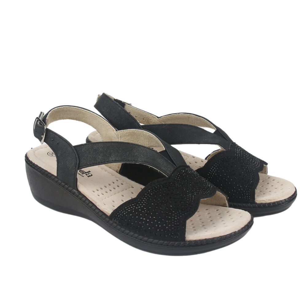 Sandalia Chalada Mujer Lupe-81 Negro Casual image number 4.0