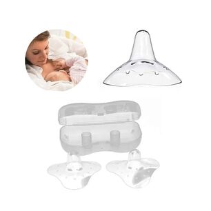 Protector De Pezon Para Lactancia Con Estuche