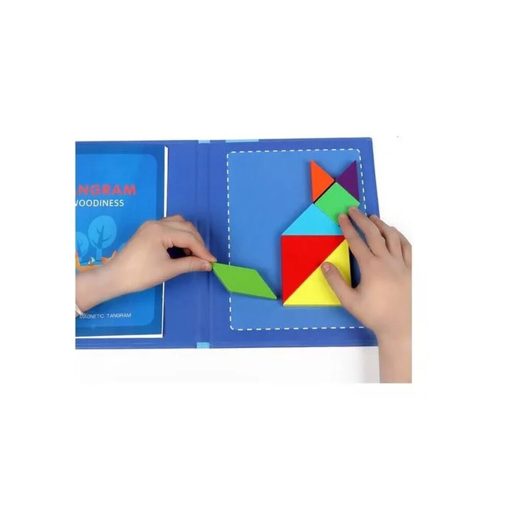 Rompecabezas Magnéticos 3d Tangrama Montessori Didáctico image number 1.0
