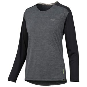 Jersey Ixs Manga Larga Mujer Flow X Grafito Negro S