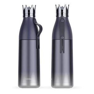 Botella Termo Acero Inoxidable C/vaso Forma De Corona Reina