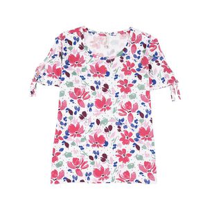 Polera Print Manga Corta Cuello Redondo Mujer Geeps