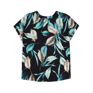 Blusa Full Print Manga Corta Cuello V Mujer Geeps
