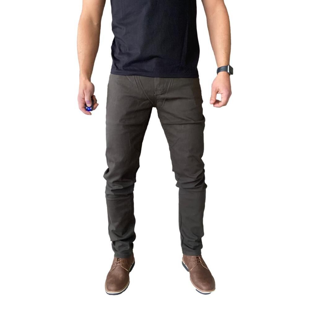 Pantalón Tela Elasticado Slim Fit Colores image number 28.0
