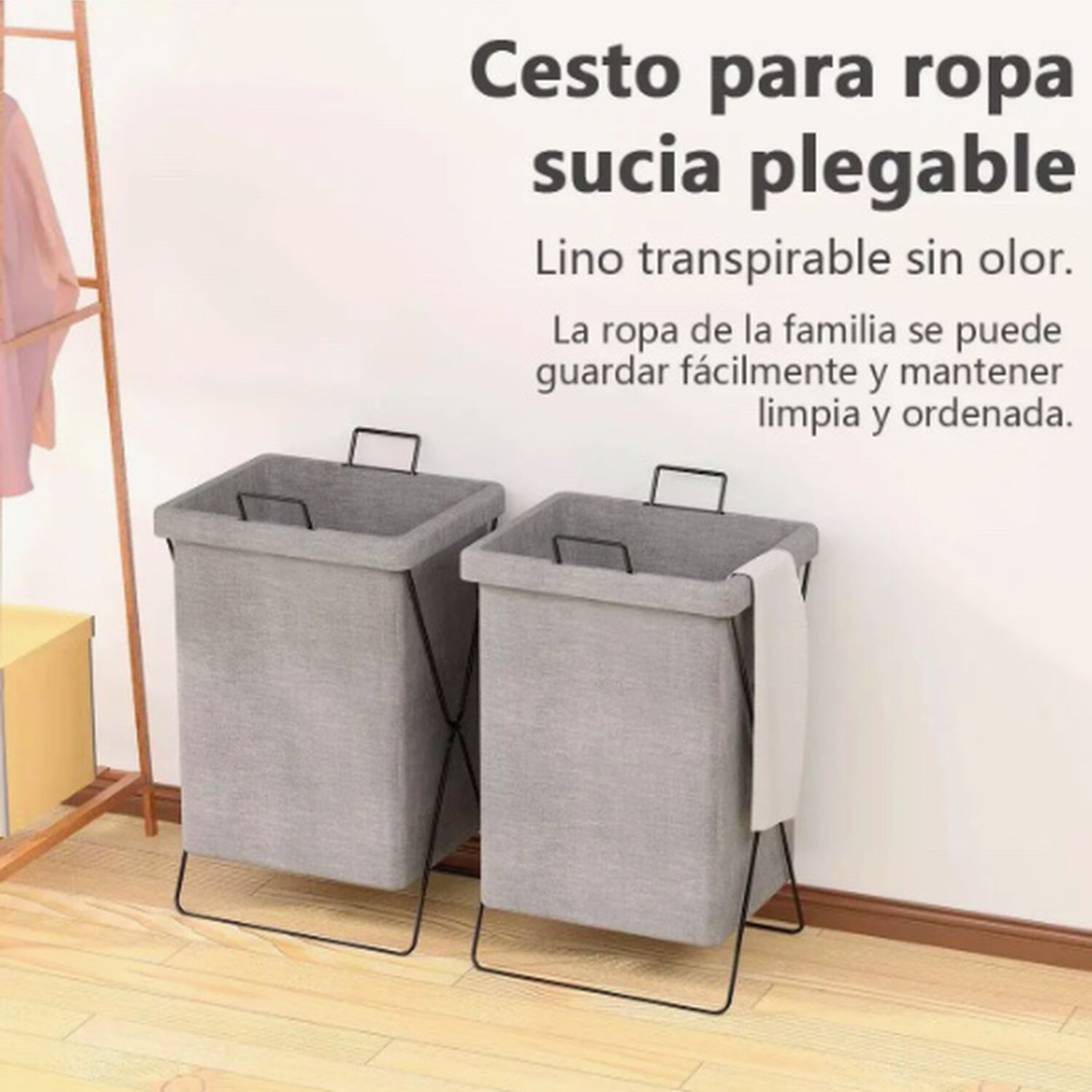 Cesto Ropa Sucia Plegable image number 2.0