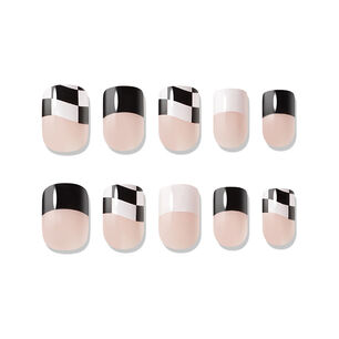Muzmak - U&ntilde;as Press On Checkerboard Wave Regular Square 36 U.