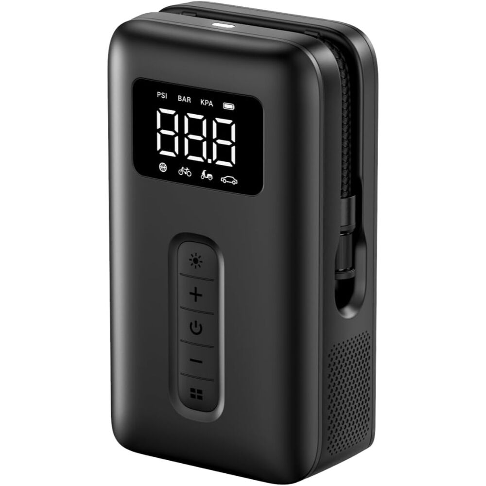 Inflador Recargable Portable 150psi Max Negro Ugreen Cd259 image number 0.0
