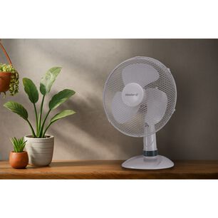 Ventilador De Sobremesa 12" 40w Mgtf12b Blanco Master-g