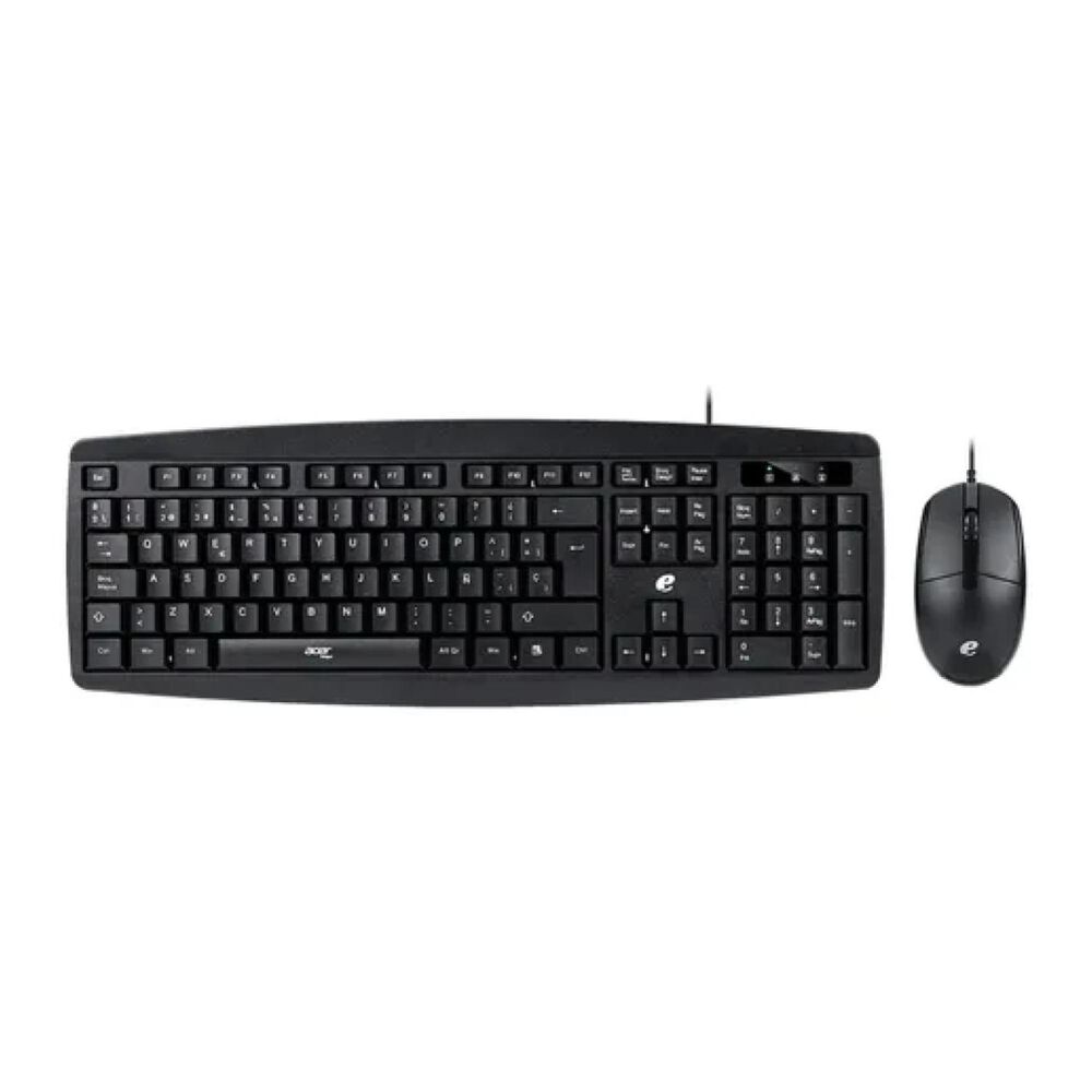 Kit Mouse Usb Y Teclado Español Negro Eak030 image number 0.0