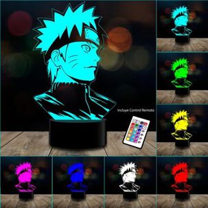 Lámpara 3d Naruto Uzumakiremoto 16 Color Estoykuku