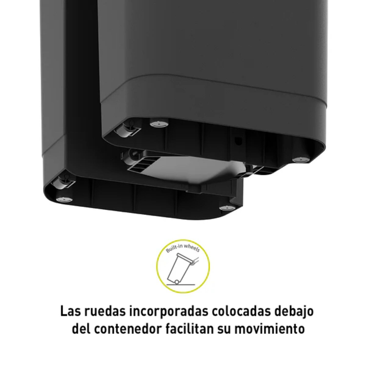 Basurero Pl&aacute;stico Eko Negro Con Pedal 45l image number 7.0