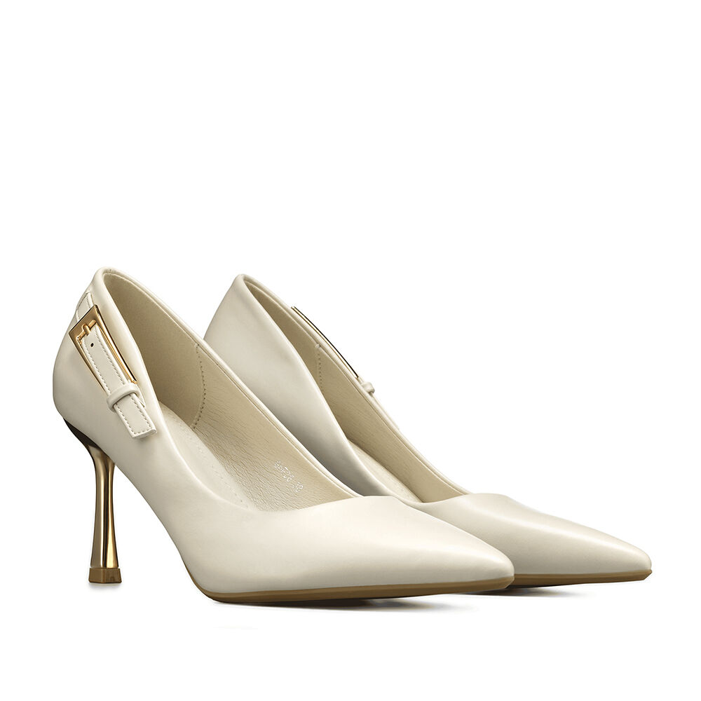 Zapato Taco Alto Formal Simil Charol Mujer Weide Ghe38 image number 5.0