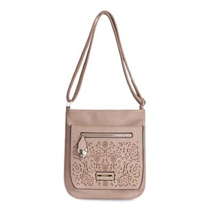 Cartera Flower Rosado Palo Carven