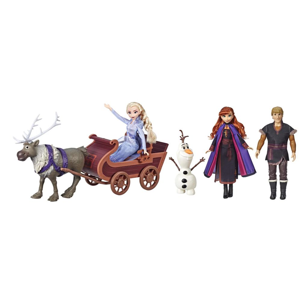 Juguete Aventuras Frozen Ii Con Trineo Y Personajes Disney image number 2.0