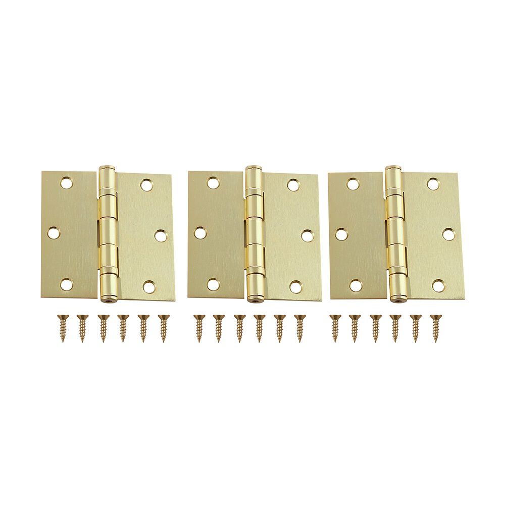 Pack 3 Bisagras Fierro Odis Con Rodamiento 3,5&rdquo;&times;3,5&rdquo;&times;2,2mm - Bronce image number 2.0