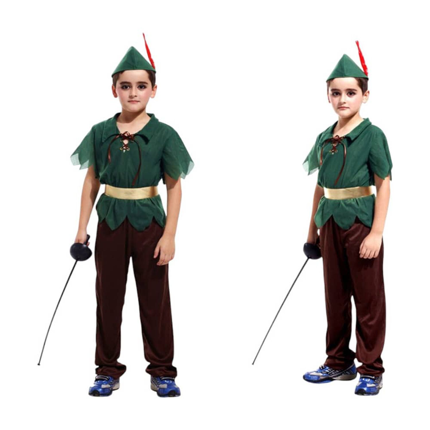 Disfraz Infantil Peter Pan Verde image number 2.0
