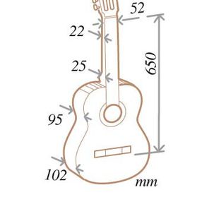 Guitarra Cl&aacute;sica Almansa Cedro/abeto 402