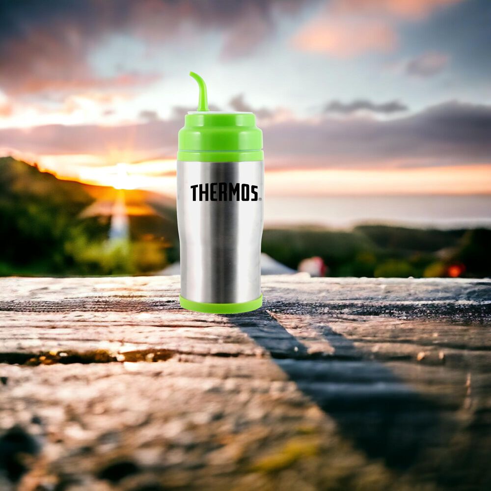 Termo Para Mate & Café De Acero Inoxidable 400ml - Verde image number 7.0