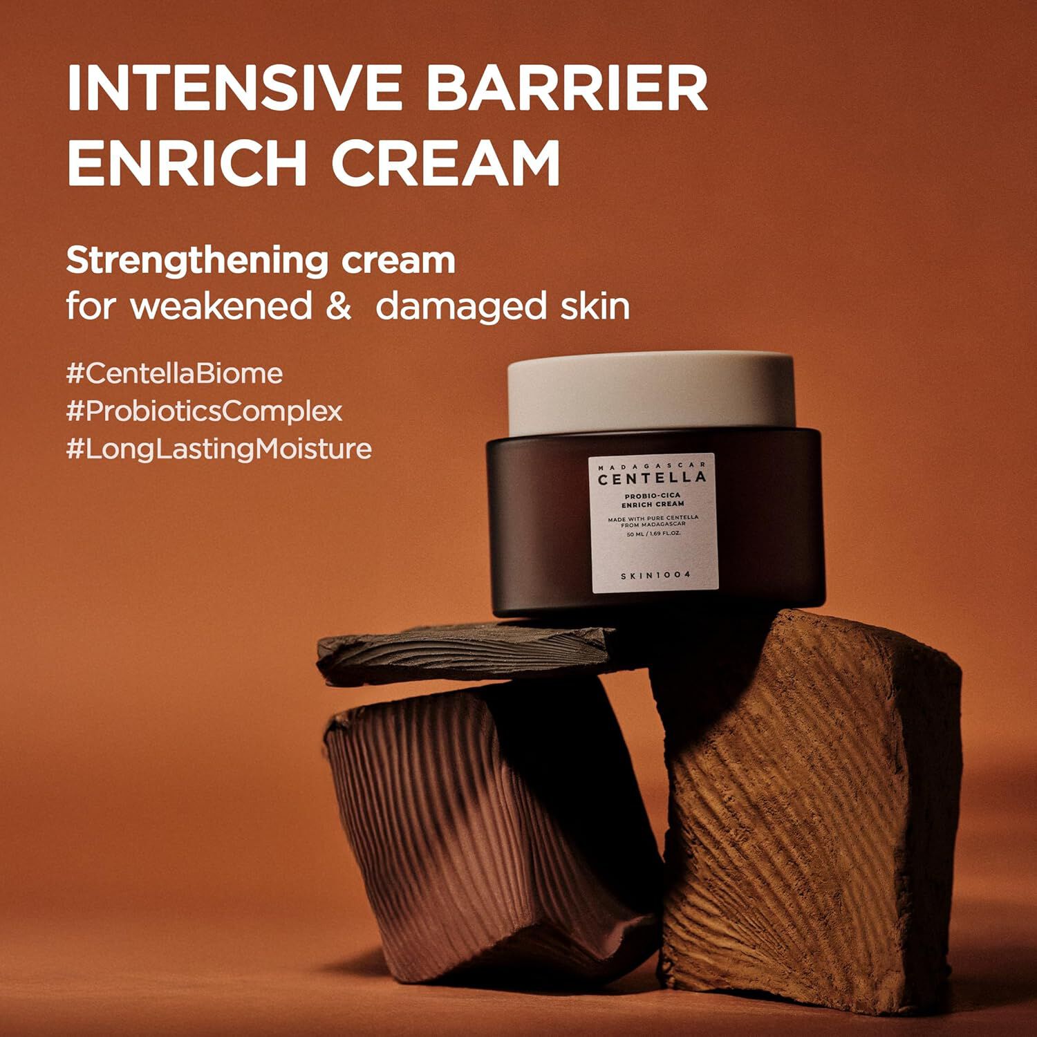 Madagascar Centella Probio-cica Enrich Cream (skin1004) - 50mlcrema Antiedad Con Probi&oacute;ticos Y Centella Asi&aacute;tica image number 5.0