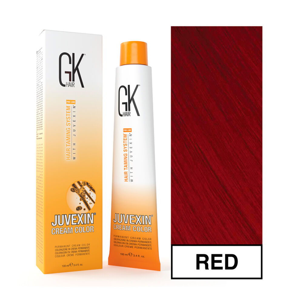 Gkhair - Tintura Cream Color Permanente Vegana 100ml + Oxidante - Red image number 0.0