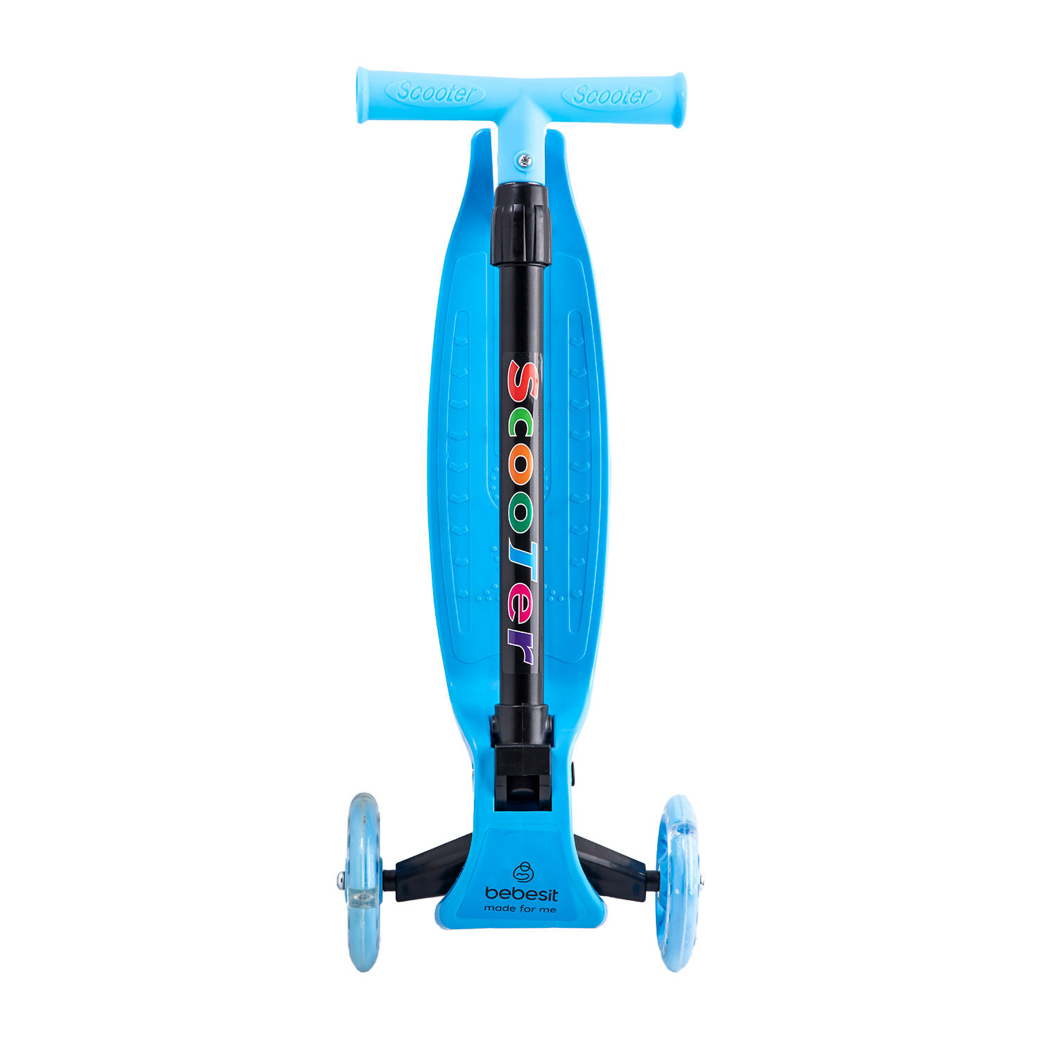Scooter Monopat&iacute;n Ni&ntilde;o Regulable Plegable Xt03 Azul Bebesit image number 4.0