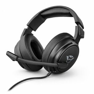 Aud&iacute;fonos Gamer Trust Gxt 433k Pylo Negro Con Micr&oacute;fono