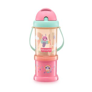 Vaso Porta Snack Fisher Price Playfyl Rosa Sunset Bb1013