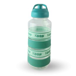 Botella Keep Agua Big Bands Deportista Outdoor 1l Turquesa