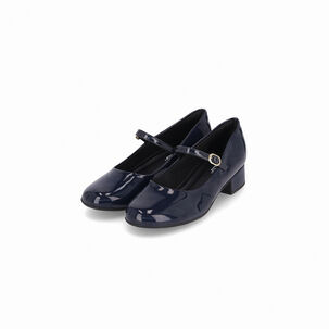 Zapato Mary Jane Mujer Azul/charol 145 Piccadilly