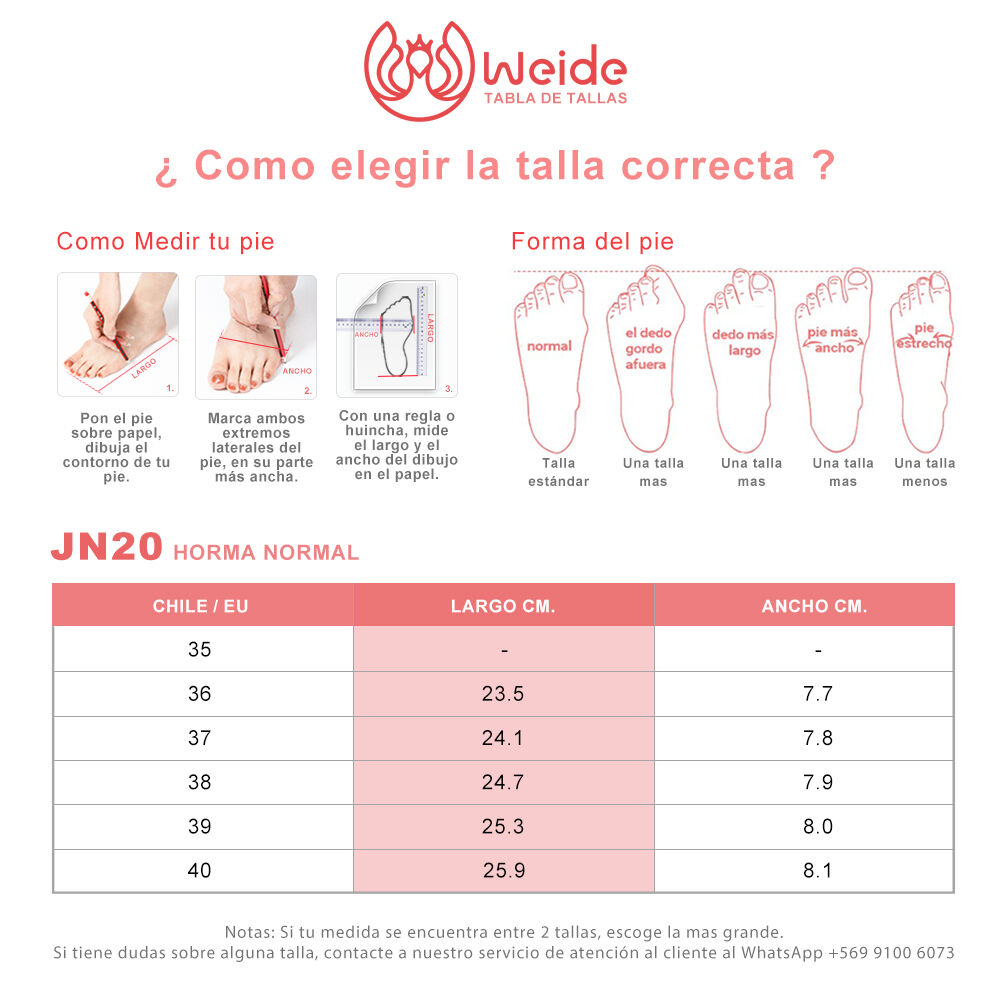 Zapato Taco Casual Eco Cuero Mujer Negro Weide Jn20 image number 3.0