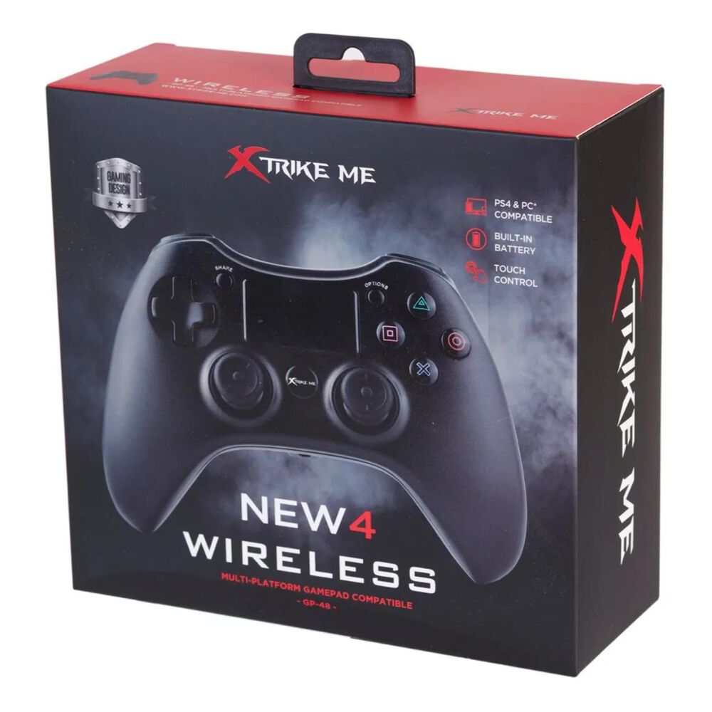 Joystick Control Inalambrico Pc Ps4 Ps3 Negro image number 4.0