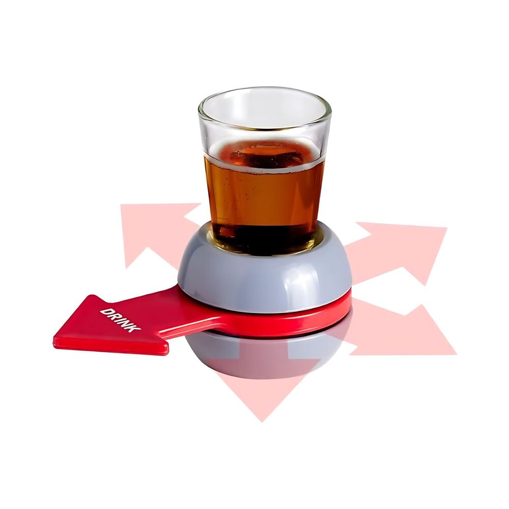 Juego De Ruleta Shot Flecha Giratoria Con Vaso Fiestas image number 2.0