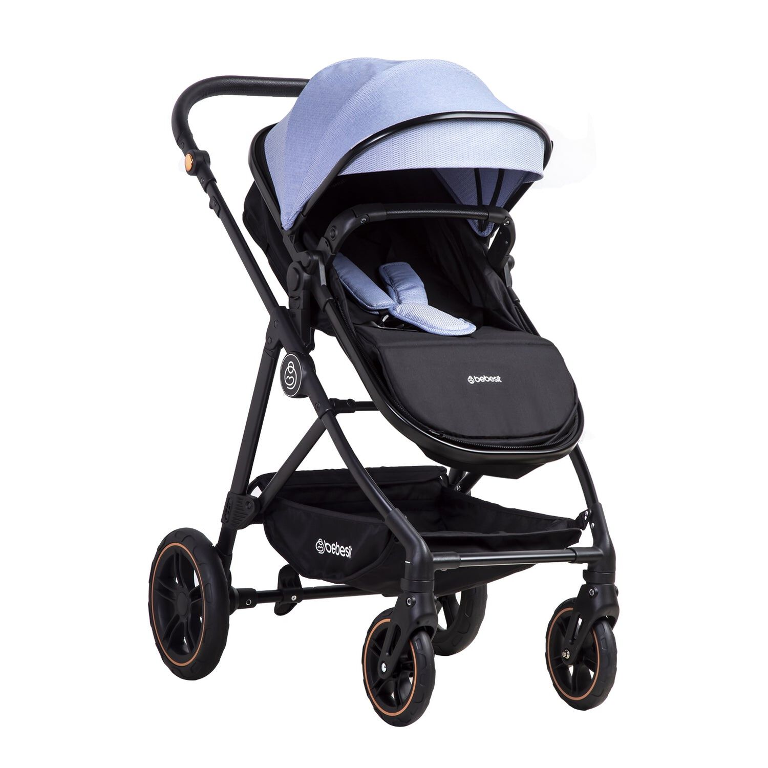 Coche Cuna Paseo Street Azul Bebesit image number 0.0