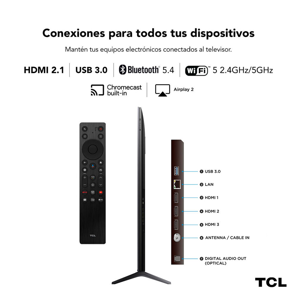 Miniled 50" TCL C6KS / Ultra HD / Smart TV image number 7.0
