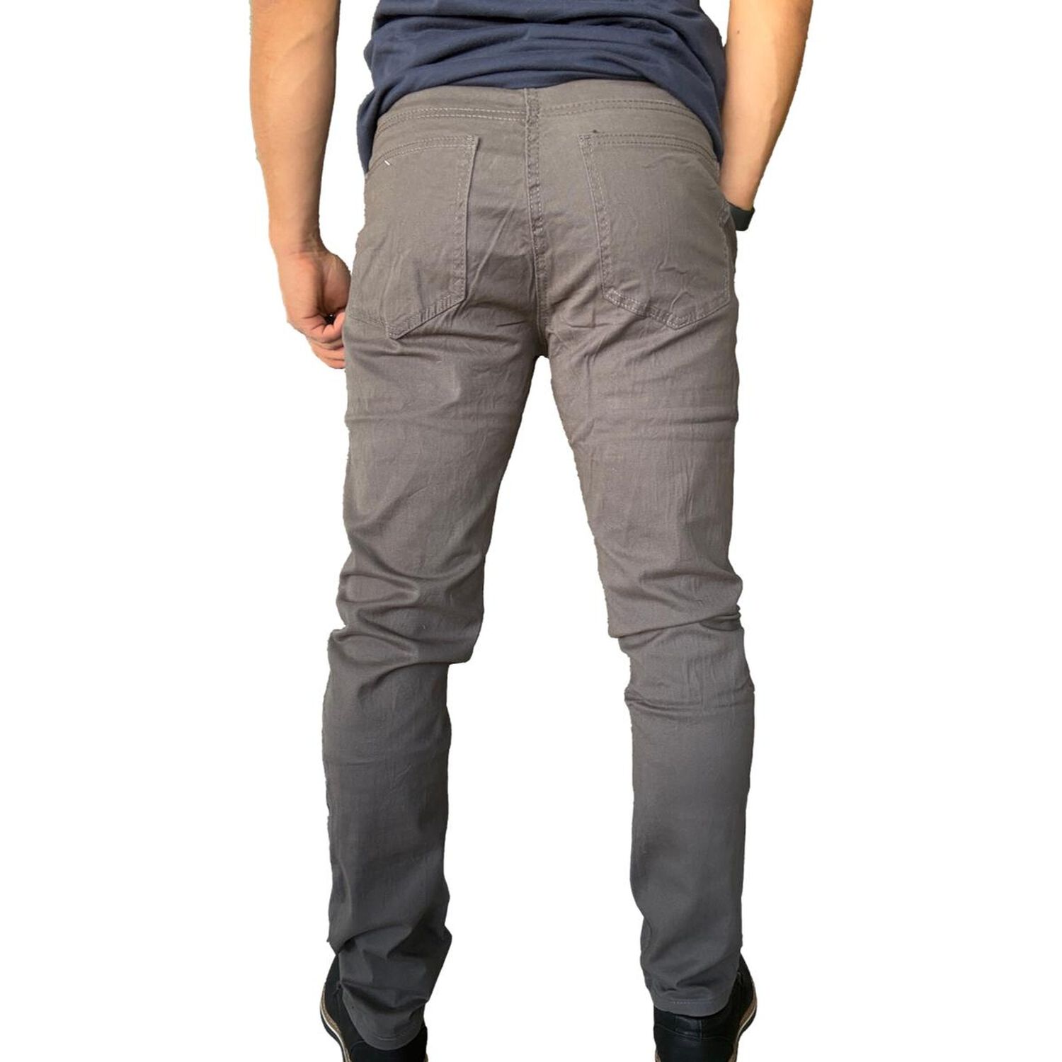 Pantal&oacute;n Tela Elasticado Slim Fit Bolsillo Argentino image number 30.0