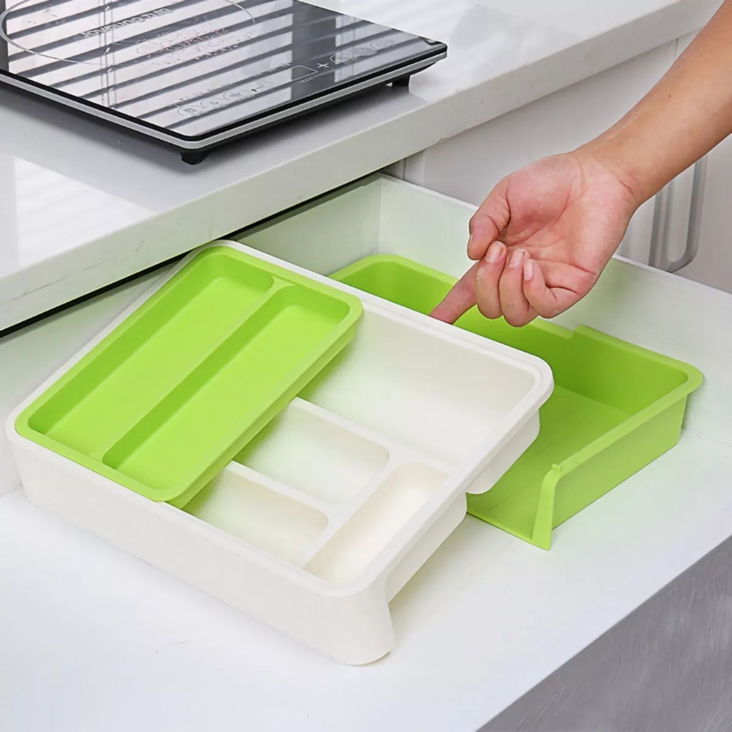 Organizador Utensilios Cocina Porta Cubiertos Porta Servicio image number 3.0