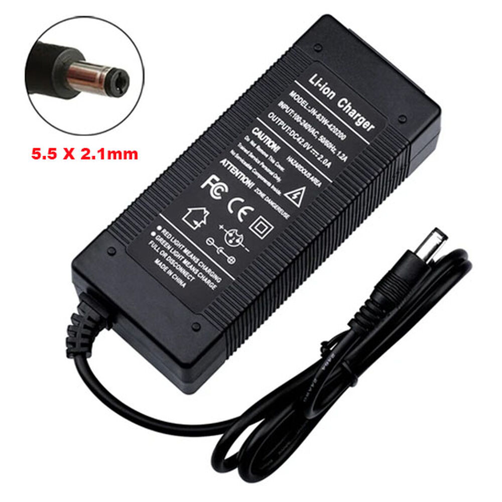 Cargador Scooter El&eacute;ctrico 42v 2.0ah Punta Fina image number 2.0