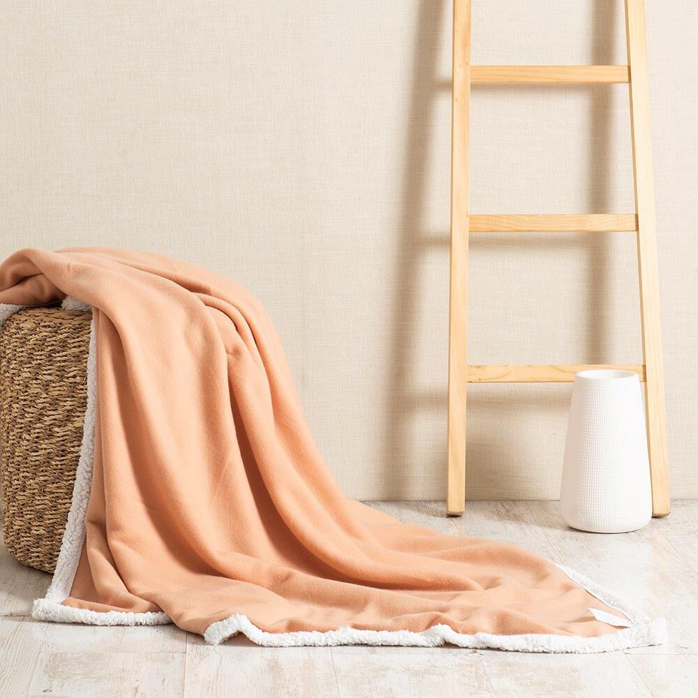 Manta Polar Sherpa 127x152 Taupe image number 0.0