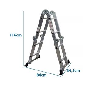 Escalera Multiproposito 2,5mt 8 Pelda&ntilde;os