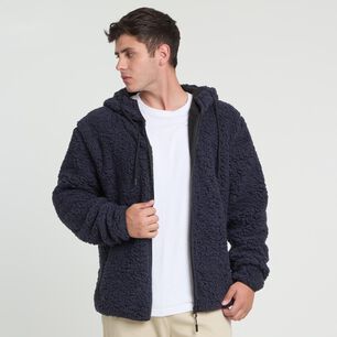 Polerón Liso Slim Cuello Alto Con Capucha Hombre Skuad