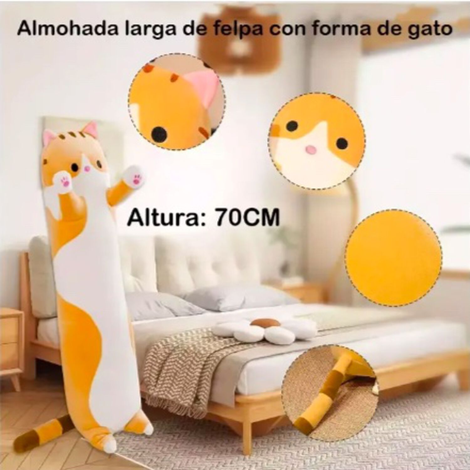 Almohada Larga De Peluche image number 4.0