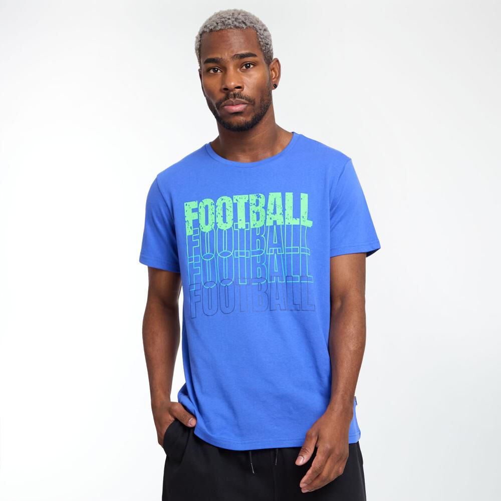Polera Deportiva Manga Corta Estampado Hombre Wetland image number 0.0