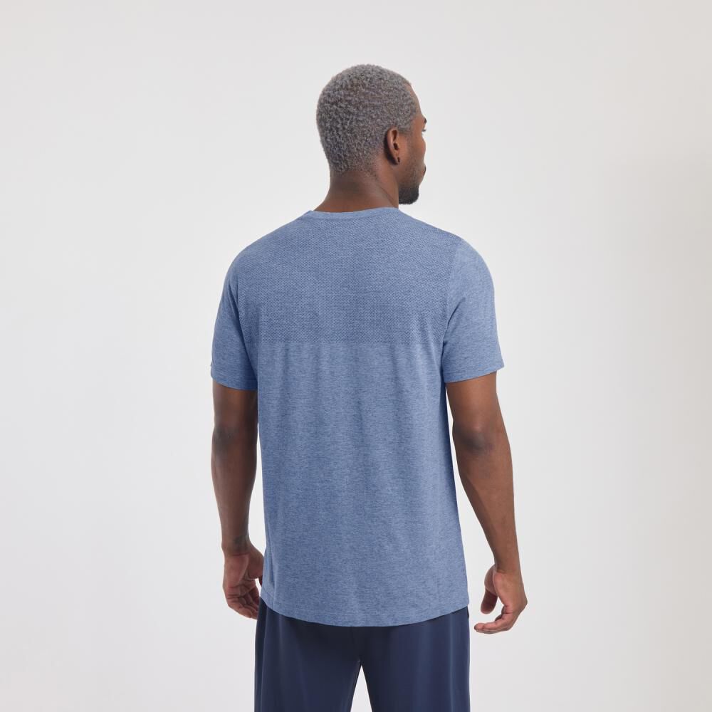 Polera Deportiva Lisa Manga Corta Cuello Redondo Hombre Wetland image number 1.0