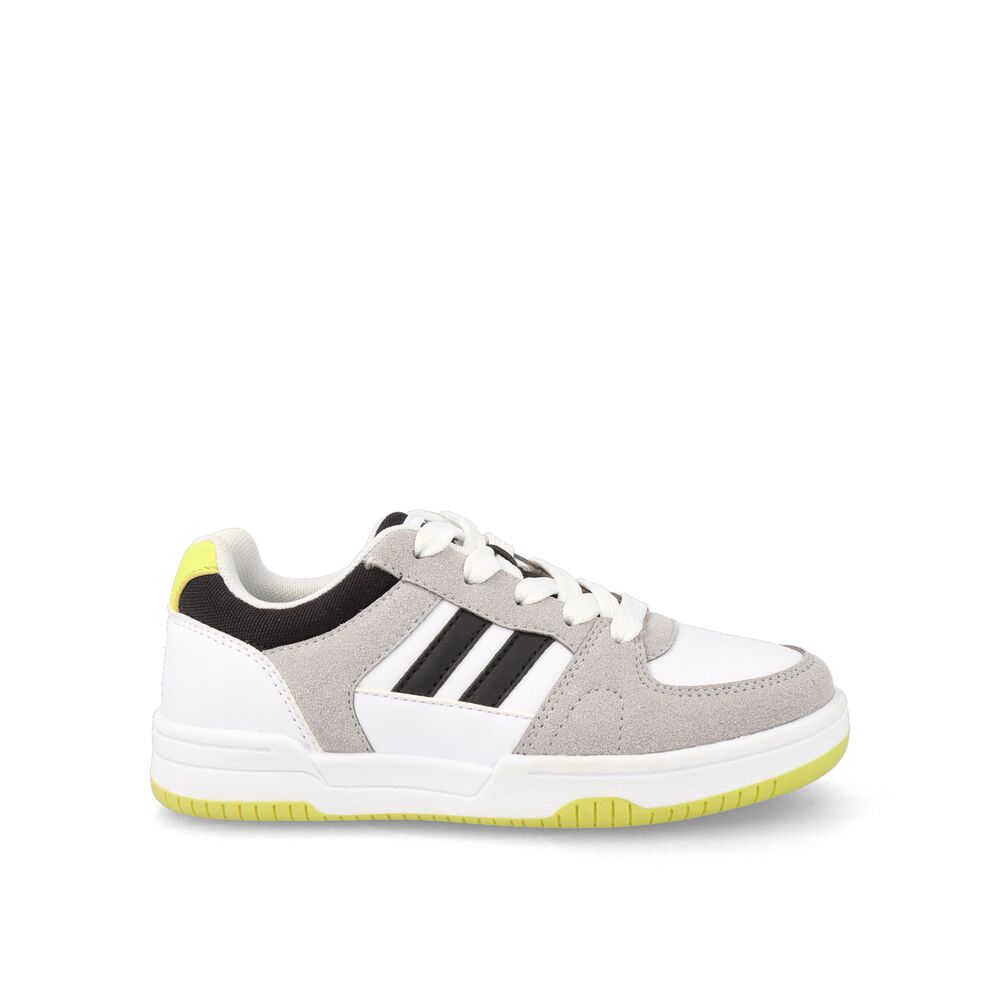 Zapatilla Ni&ntilde;o North Star Hem Gris-amarillo image number 0.0