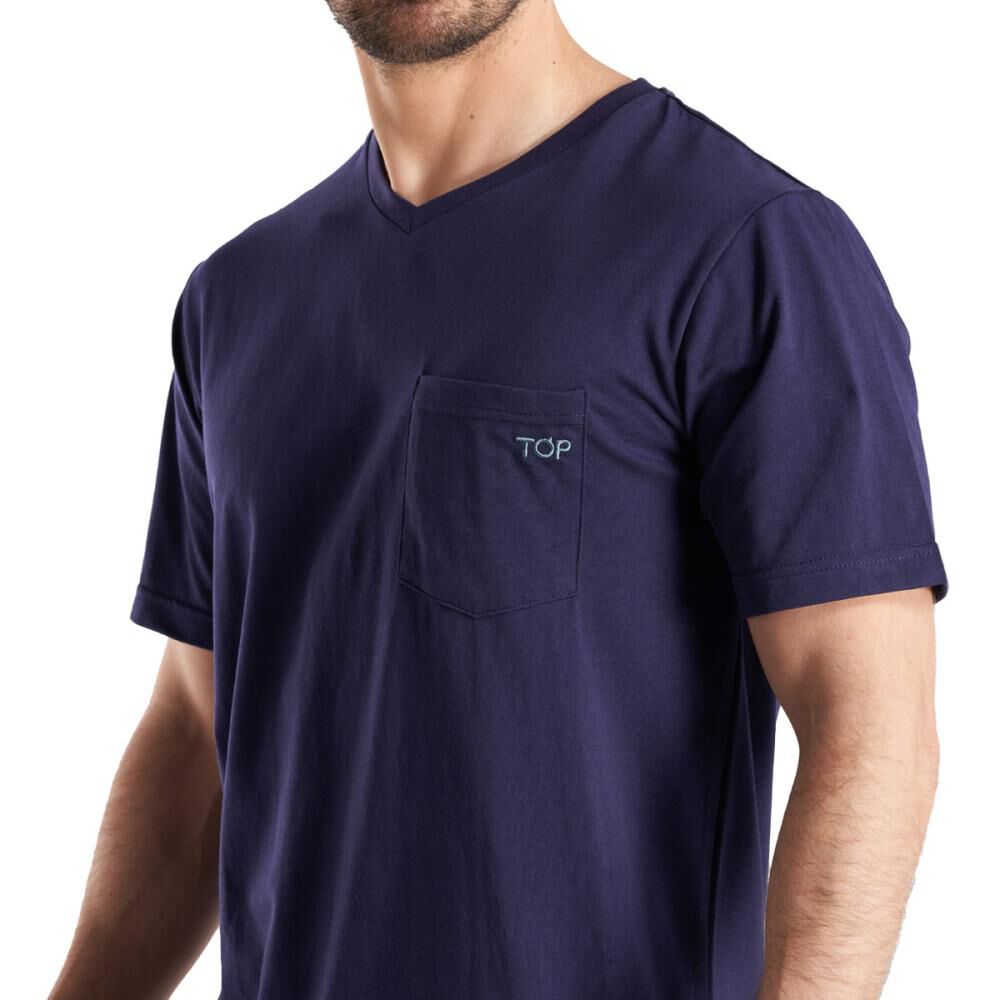 Pijama Corto Hombre Top / 2 Piezas image number 2.0