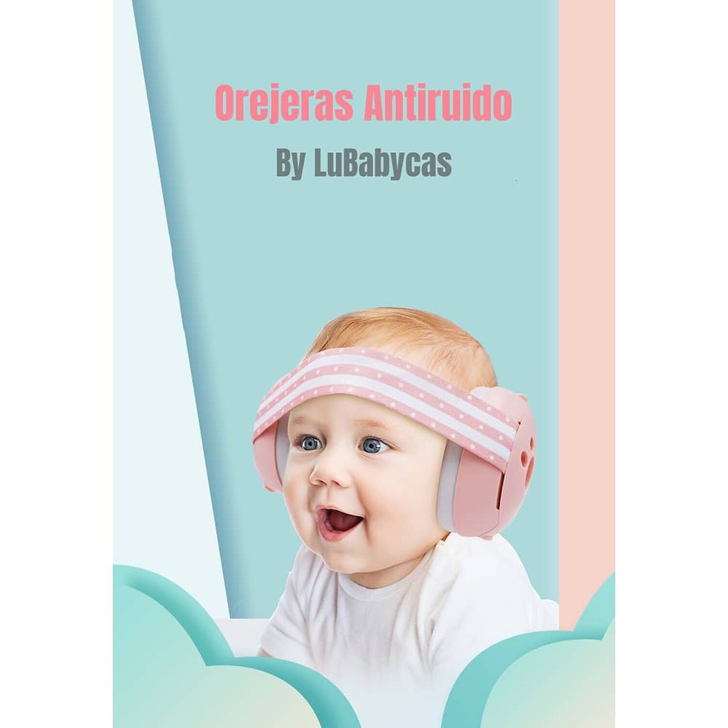 Orejeras Antiruido Auriculares Protectores Beb&eacute;s Rosado image number 1.0