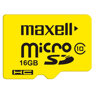 Tarjeta De Memoria Microsd 16gb Maxell + Adaptador 90mb/s