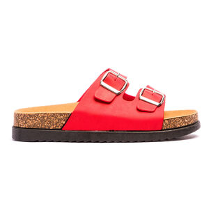 Sandalia Mujer Rojo Arlequin Chancleta