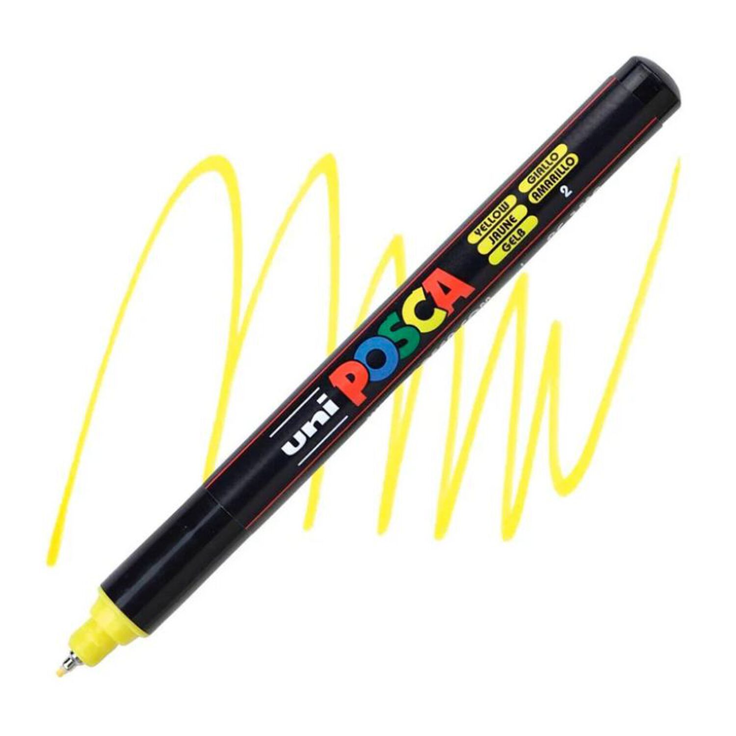 Marcador Acrilico Amarillo 1m Posca image number 0.0