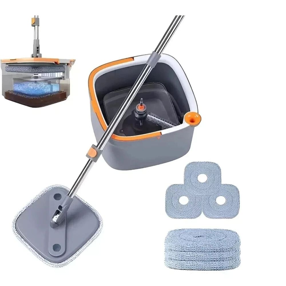 Trapeador Ultra Giratorio De 360 Funci&oacute;n De Lavado Y Secado image number 4.0